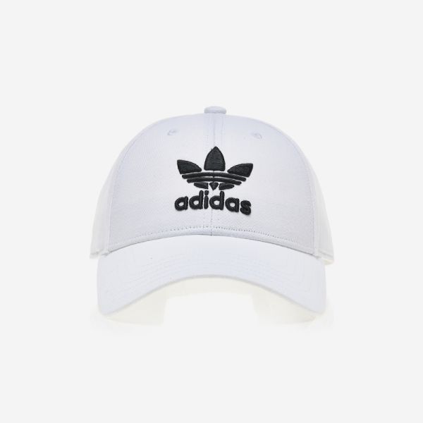 ADIDAS 아디다스 베이스볼 클래스 트레포일 - whiteBLACK